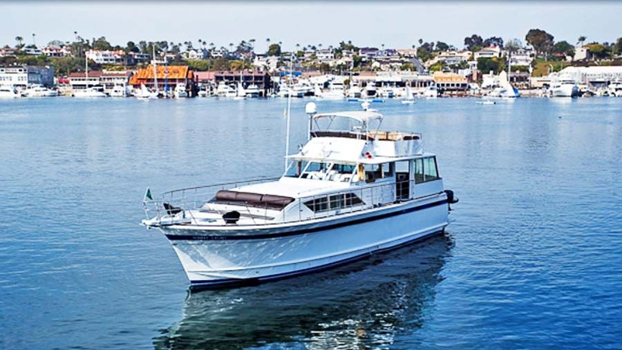 Newport Beach Yacht for Sea Burial